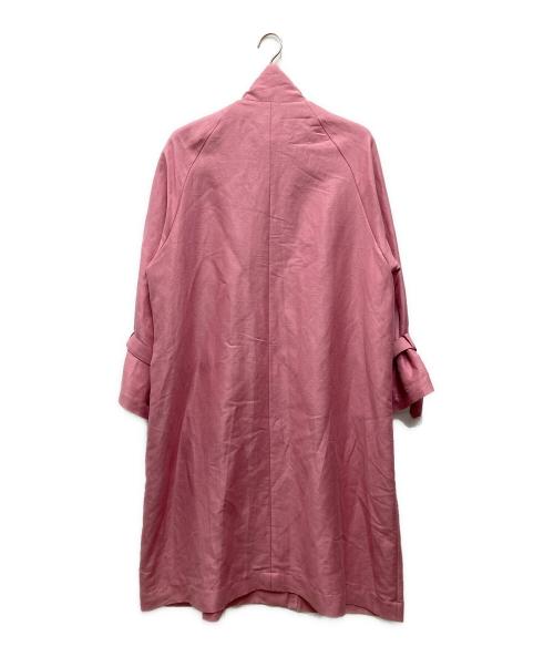Lautashi（ラウタシー）Lautashi (ラウタシー) Linen Coat/リネン コート ピンク サイズ:1の古着・服飾アイテム