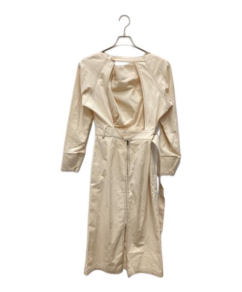 Little suzie（リトルスージー）Little suzie (リトルスージー) Back Open Dress/バック オープン ドレス ベージュ サイズ:Sの古着・服飾アイテム