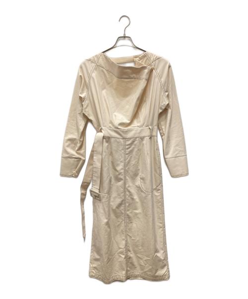 Little suzie（リトルスージー）Little suzie (リトルスージー) Back Open Dress/バック オープン ドレス ベージュ サイズ:Sの古着・服飾アイテム