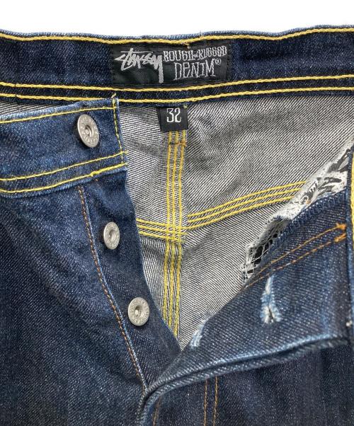stussy（ステューシー）stussy (ステューシー) ROUGH and RUGGEDデニムパンツ/ラフ アンド ラゲット インディゴ サイズ:32の古着・服飾アイテム