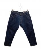 YAMANE EVISUヤマネ エヴィス）の古着「カモメペイントデニムパンツ」｜インディゴ
