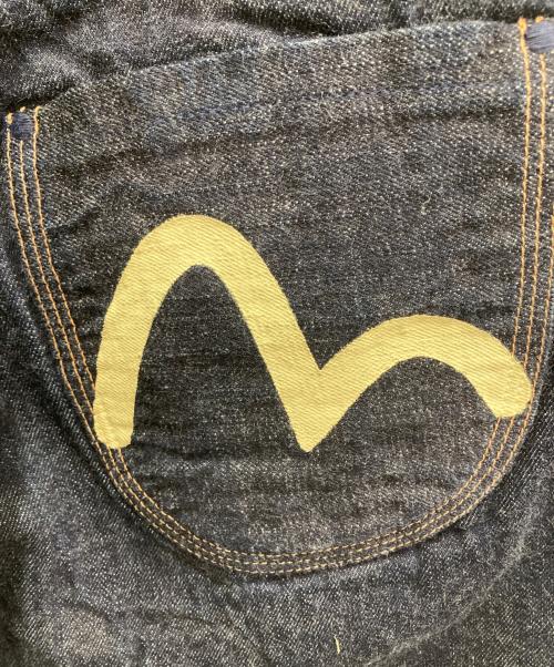 YAMANE EVISU（ヤマネ エヴィス）YAMANE EVISU (ヤマネ エヴィス) カモメペイントデニムパンツ インディゴ サイズ:34×34の古着・服飾アイテム