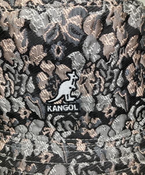KANGOL（カンゴール）KANGOL (カンゴール) floral jacquard rev bucket ブラック サイズ:L 未使用品の古着・服飾アイテム