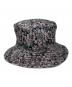 KANGOL (カンゴール) floral jacquard rev bucket ブラック サイズ:L 未使用品：5000円