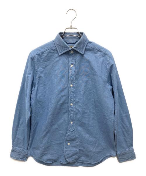 NIGEL CABOURN（ナイジェルケーボン）NIGEL CABOURN (ナイジェルケーボン) BRITISH OFFICERS SHIRT/ブリティシュ オフィサーズ シャツ インディゴ サイズ:50の古着・服飾アイテム