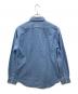 NIGEL CABOURN (ナイジェルケーボン) BRITISH OFFICERS SHIRT/ブリティシュ オフィサーズ シャツ インディゴ サイズ:50：6000円