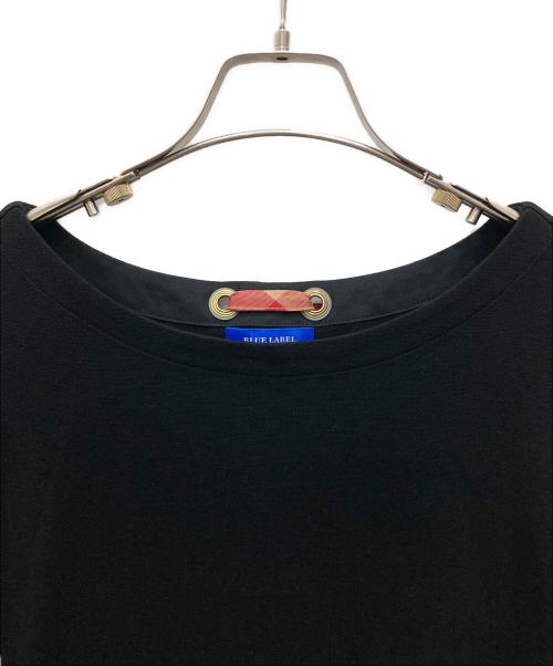 BLUE LABEL CRESTBRIDGE（ブルーレーベルクレストブリッジ）BLUE LABEL CRESTBRIDGE (ブルーレーベルクレストブリッジ) カットソーワンピース ブラック サイズ:38の古着・服飾アイテム