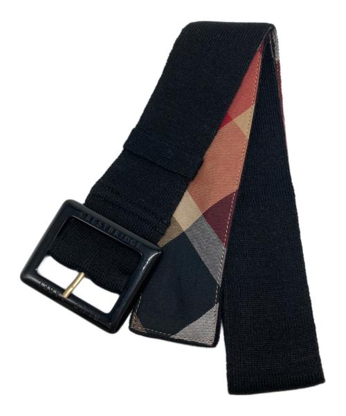 BLUE LABEL CRESTBRIDGE（ブルーレーベルクレストブリッジ）BLUE LABEL CRESTBRIDGE (ブルーレーベルクレストブリッジ) カットソーワンピース ブラック サイズ:38の古着・服飾アイテム