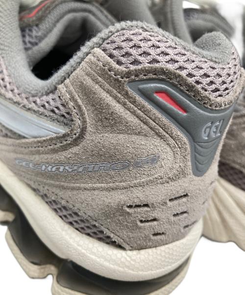 asics（アシックス）asics (アシックス) GEL-KAYANO 14 グレー×レッド サイズ:27cmの古着・服飾アイテム