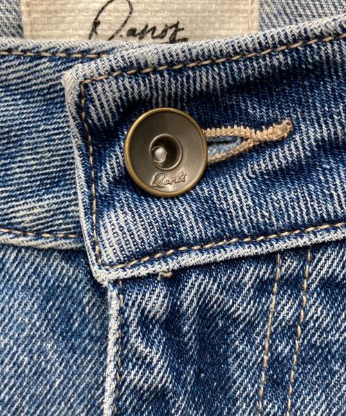Q.anos（キュアノス）Q.anos (キュアノス) 配色セミフレアデニム インディゴの古着・服飾アイテム