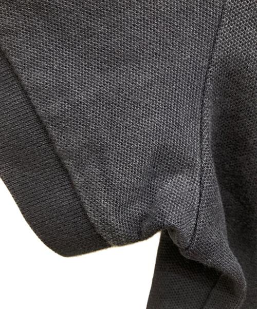 LACOSTE（ラコステ）LACOSTE (ラコステ) トリプルワニロゴパッチポロシャツ ネイビー サイズ:Mの古着・服飾アイテム