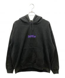 SAPEur（サプール）の古着「ロッドマンプリントパーカー」｜ブラック
