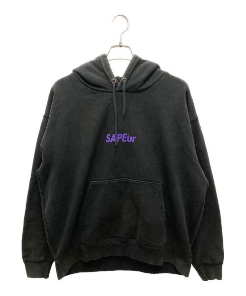 SAPEur（サプール）SAPEur (サプール) ロッドマンプリントパーカー ブラック サイズ:XLの古着・服飾アイテム