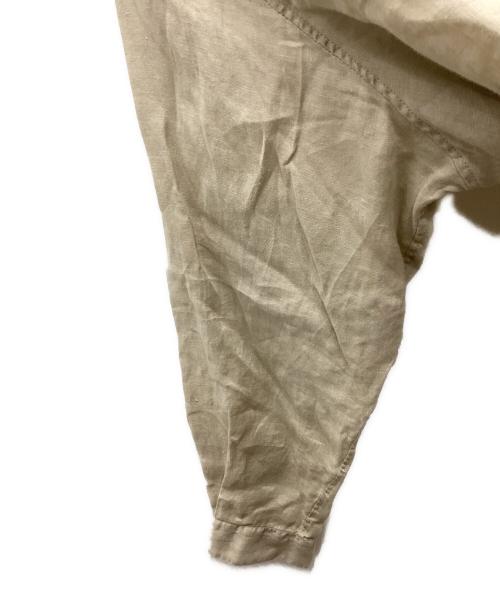 SLOBE IENA（スローブ イエナ）SLOBE IENA (スローブ イエナ) European Flax オーバーシャツ/ヨーロピアン フラックス オーバーシャツ ベージュ サイズ:不明(実寸をご確認ください)の古着・服飾アイテム