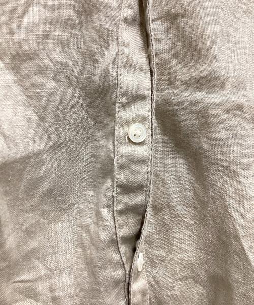 SLOBE IENA（スローブ イエナ）SLOBE IENA (スローブ イエナ) European Flax オーバーシャツ/ヨーロピアン フラックス オーバーシャツ ベージュ サイズ:不明(実寸をご確認ください)の古着・服飾アイテム