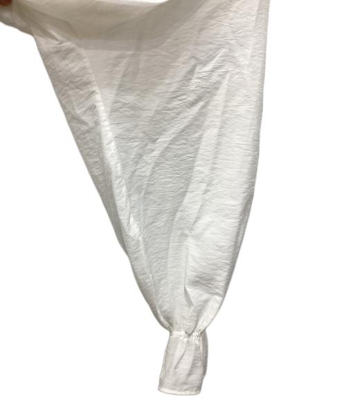 Spick and Span（スピック＆スパン）Spick and Span (スピックアンドスパン) ハイブリットフリルカラーボリュームスリーブブラウス ホワイト サイズ:不明(実寸をご確認ください)の古着・服飾アイテム