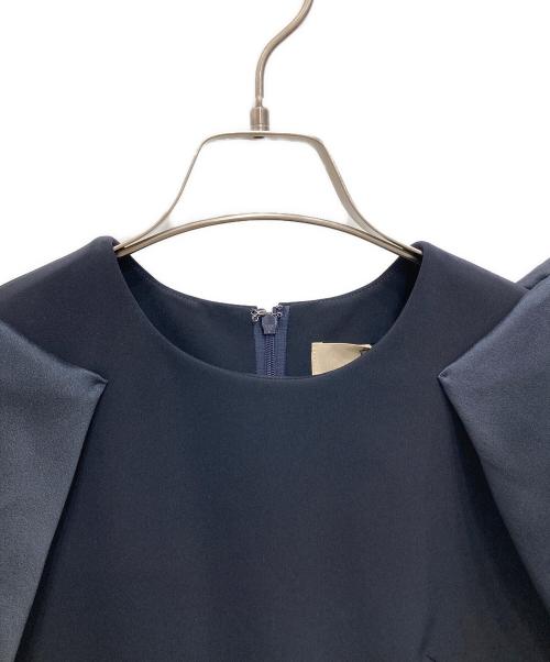Heve（ヘイヴ）Heve (ヘイヴ) ブラウスワンピース ネイビー サイズ:36 未使用品の古着・服飾アイテム