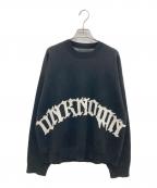 HCW×unknownヘブンキャットウェイト×アンノウン）の古着「ニット」｜ブラック