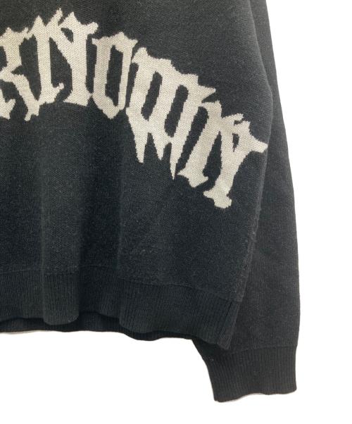 HCW（ヘブンキャットウェイト）HCW (ヘブンキャットウェイト) Unknown (アンノウン) ニット ブラック サイズ:XSの古着・服飾アイテム