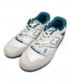 NEW BALANCEニューバランス）の古着「BB550/スニーカー」｜ホワイト×グリーン