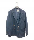 COLLAGE GALLARDAGALANTEコラージュ ガリャルダガランテ）の古着「ダブルテーラードジャケット」｜ネイビー