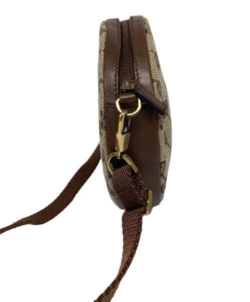 GUCCI（グッチ）GUCCI (グッチ) GGキャンバスショルダーバッグ ベージュの古着・服飾アイテム