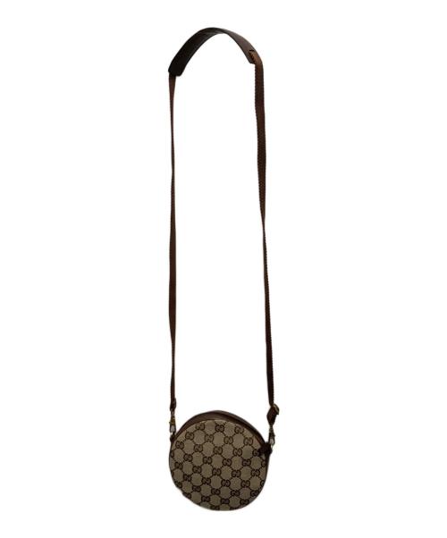 GUCCI（グッチ）GUCCI (グッチ) GGキャンバスショルダーバッグ ベージュの古着・服飾アイテム
