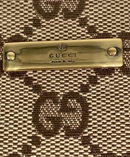 GUCCI（グッチ）GUCCI (グッチ) GGキャンバスショルダーバッグ ベージュの古着・服飾アイテム