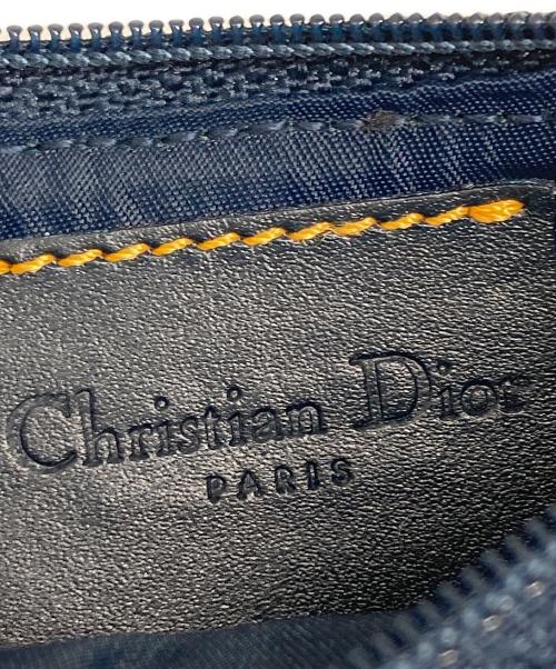 Christian Dior（クリスチャン ディオール）Christian Dior (クリスチャン ディオール) サドルコインケース ネイビーの古着・服飾アイテム