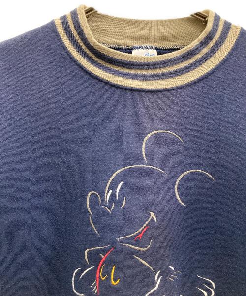 velva sheen（ベルバシーン）velva sheen (ベルバシーン) ミッキースウェット ネイビー サイズ:Lの古着・服飾アイテム