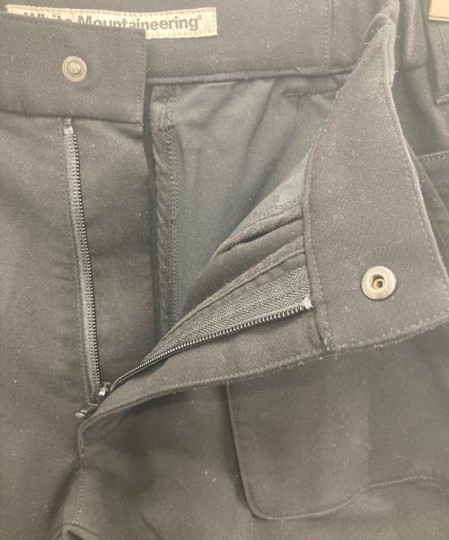WHITE MOUNTAINEERING（ホワイトマウンテ二アニング）WHITE MOUNTAINEERING (ホワイトマウンテ二アニング) テーパードパンツ ブラック サイズ:1の古着・服飾アイテム