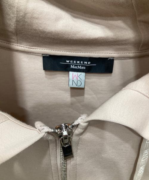 WEEKEND Max Mara（ウィークエンド マックスマーラ）WEEKEND Max Mara (ウィークエンド マックスマーラ) NAUSICAジャージージップアップパーカー アイボリー サイズ:Sの古着・服飾アイテム