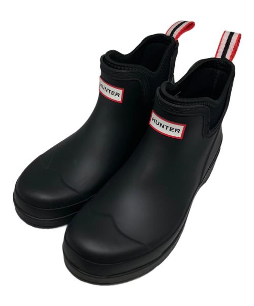 HUNTER（ハンター）HUNTER (ハンター) プレイチェルシーネオプレーンブーツ ブラック サイズ:UK9の古着・服飾アイテム