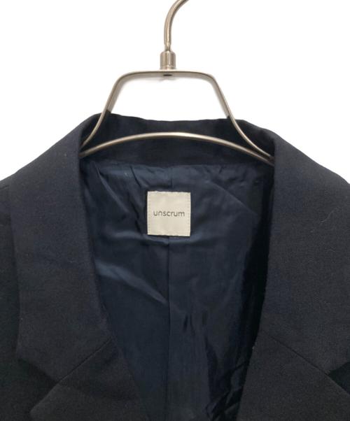 unscrum（アンスクラム）unscrum (アンスクラム) ダブルジャケット ブラック サイズ:Fの古着・服飾アイテム