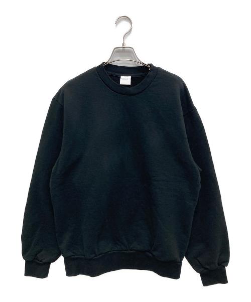 plllllleeeasse（プリーズ）plllllleeeasse (プリーズ) Crewneck Sweatshirt ブラック サイズ:MEDIUMの古着・服飾アイテム