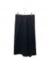 Y's (ワイズ) サイドボタンウールロングスカート ブラック サイズ:2：5000円