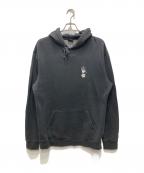 stussyステューシー）の古着「i-D WORLD TOUR HOODIE/i-D ワールド ツアー フーディー」｜グレー
