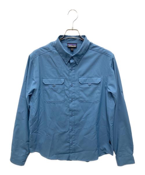Patagonia（パタゴニア）Patagonia (パタゴニア) セルフガイデッドハイクシャツ ブルー サイズ:Mの古着・服飾アイテム