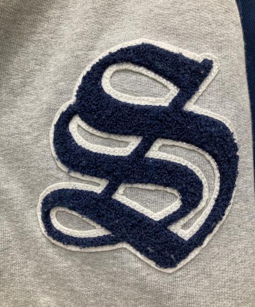 stussy（ステューシー）stussy (ステューシー) スウェットスタジャン グレー サイズ:Mの古着・服飾アイテム