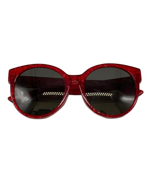 GUCCI（グッチ）GUCCI (グッチ) フォックスサングラス レッド サイズ:56口20-145の古着・服飾アイテム