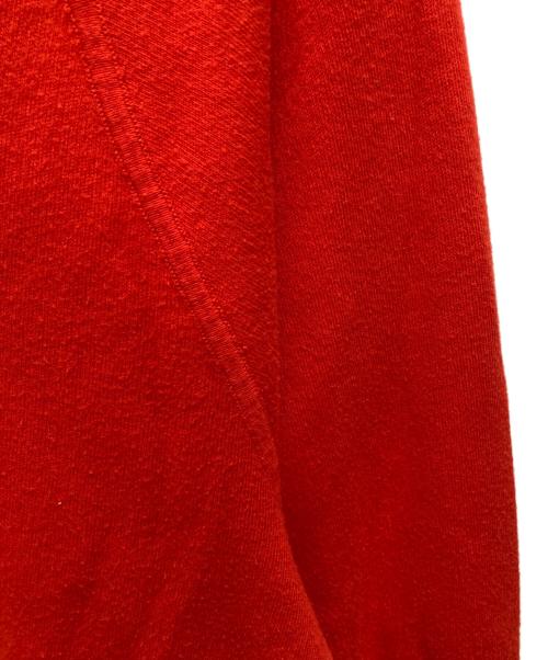 CABAN（キャバン）CABAN (キャバン) コットンカシミヤ ボトルネックラグランスリーププルオーバー オレンジ サイズ:Fの古着・服飾アイテム