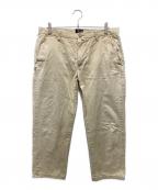 stussyステューシー）の古着「ワークパンツ」｜ベージュ