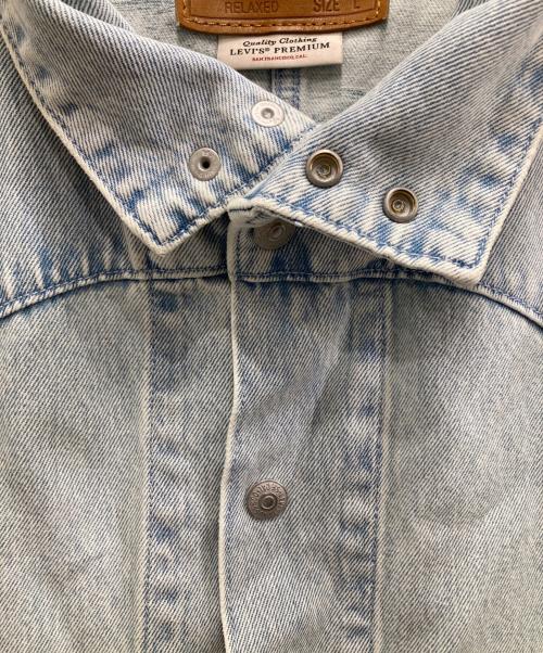 LEVI'S PReMIUM（リーバイス プレミアム）LEVI'S PReMIUM (リーバイスプレミアム) ウエスタンデニムコート ブルー サイズ:Lの古着・服飾アイテム