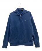 POLO RALPH LAURENポロ・ラルフローレン）の古着「襟付きスウェット」｜ネイビー