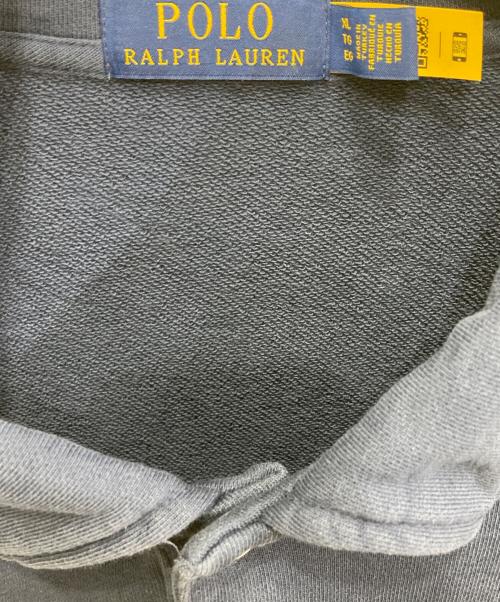 POLO RALPH LAUREN（ポロ・ラルフローレン）POLO RALPH LAUREN (ポロ・ラルフローレン) 襟付きスウェット ネイビー サイズ:XLの古着・服飾アイテム