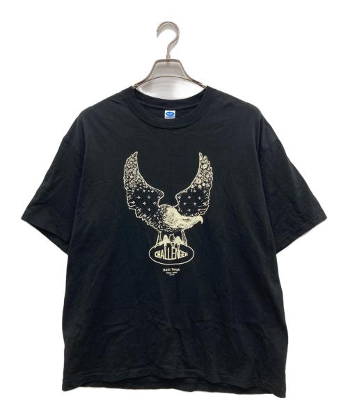 CHALLENGER（チャレンジャー）CHALLENGER (チャレンジャー) プリントTシャツ ブラック サイズ:LARGEの古着・服飾アイテム