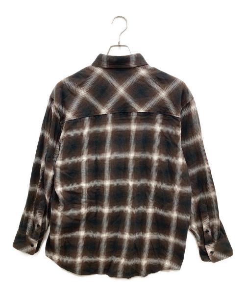 RAFU（ラフ）RAFU (ラフ) STANDARD SHIRT/スタンダード シャツ ブラウン サイズ:LARGEの古着・服飾アイテム