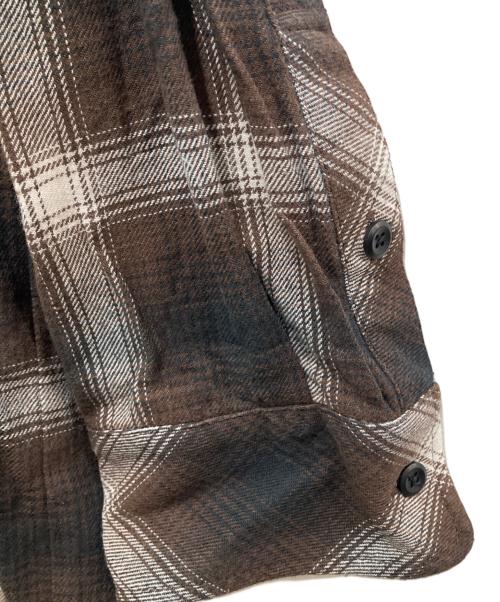 RAFU（ラフ）RAFU (ラフ) STANDARD SHIRT/スタンダード シャツ ブラウン サイズ:LARGEの古着・服飾アイテム