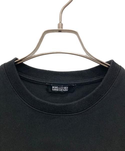 WIND AND SEA（ウィンダンシー）WIND AND SEA (ウィンダンシー) MINEDENIM (マインデニム) プリントTシャツ ブラック サイズ:XLの古着・服飾アイテム