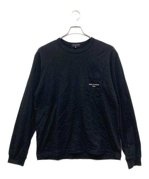 COMME des GARCONS HOMME（コムデギャルソン オム）COMME des GARCONS HOMME (コムデギャルソン オム) 長袖カットソー ブラック サイズ:XLの古着・服飾アイテム